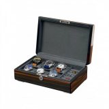 Rothenschild watch case RS-2433-EB for 6 watches and cufflinks