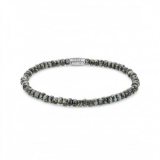 Rebel & Rose Bracelet Glass Rocks Black Leopard RR-40116-S-M Unisex
