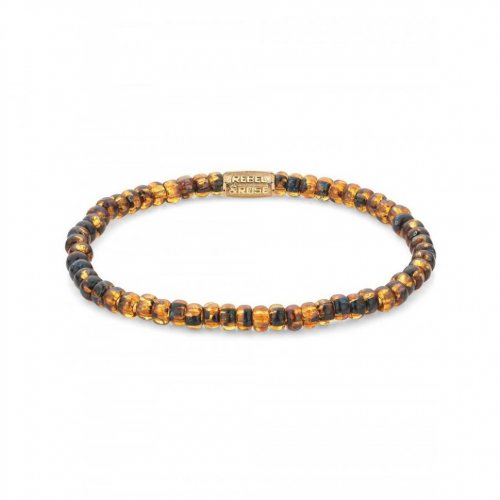 Rebel & Rose Bracelet Glass Rocks Tiger RR-40114-G-M ladies