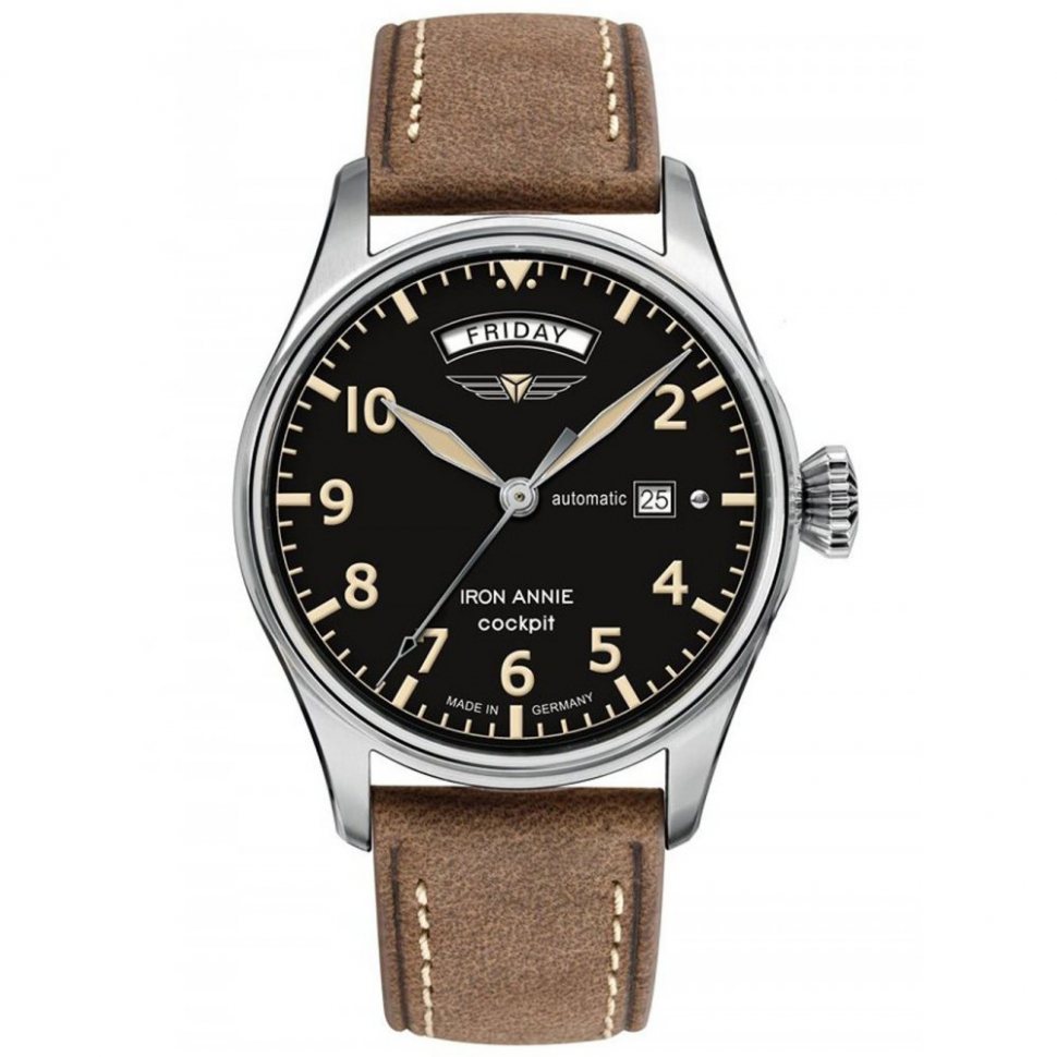 Iron Annie 5164-2 Flight Control Automatic Men's 41mm 5ATM