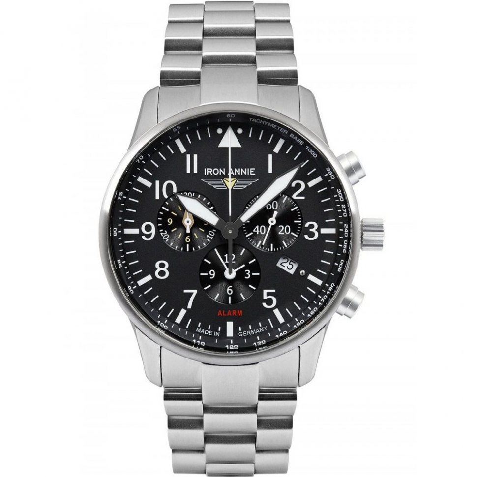 Iron Annie F13 Tempelhof 5682M-2 Alarm Chronograph 42 mm