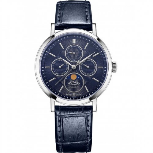 Rotary GS05425/05 Windsor Moon Phase Unisex Watch 38mm 5ATM