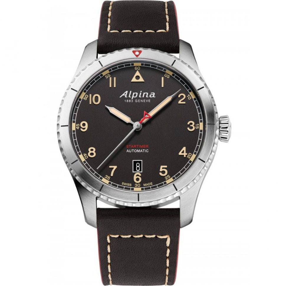 Alpina AL-525BBG4S26 Startimer Pilot Automatic Mens Watch 41mm 10ATM