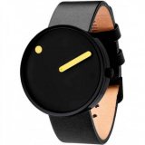 PICTO 43388-SET Unisex Watch Black and Yellow 40mm 5ATM