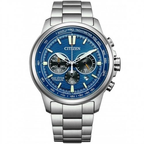 Citizen CA4570-88L Eco-Drive Titanium Chronograph Mens Watch 44mm 10ATM