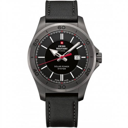 Swiss Military SMS34074.04 Mens Watch Solar 42mm 10ATM