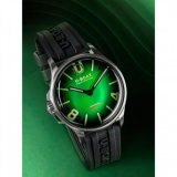 U-Boat 9502 Darkmoon Green SS Soleil Mens Watch 40mm 5ATM
