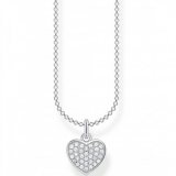Thomas Sabo KE2046-051-14 Heart Pave Ladies Necklace, adjustable