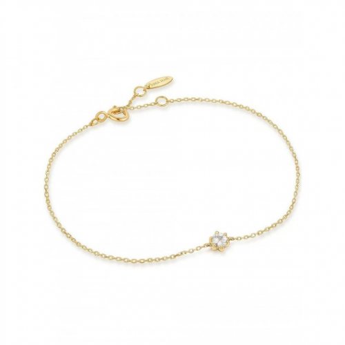 ANIA HAIE BAU006-01YG White Sapphire Bracelet Ladies Gold 14K