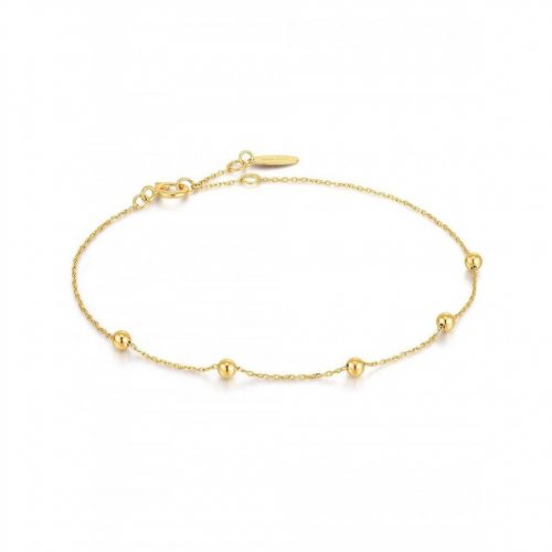 ANIA HAIE BAU001-07YG Gold Beaded Bracelet Ladies Gold 14K
