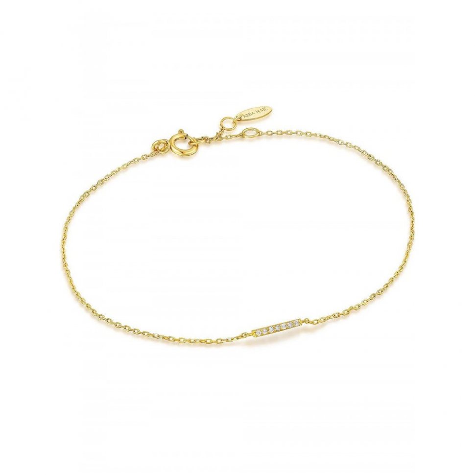 ANIA HAIE BAU004-02YG Magma Wave Bracelet Ladies Gold 14K
