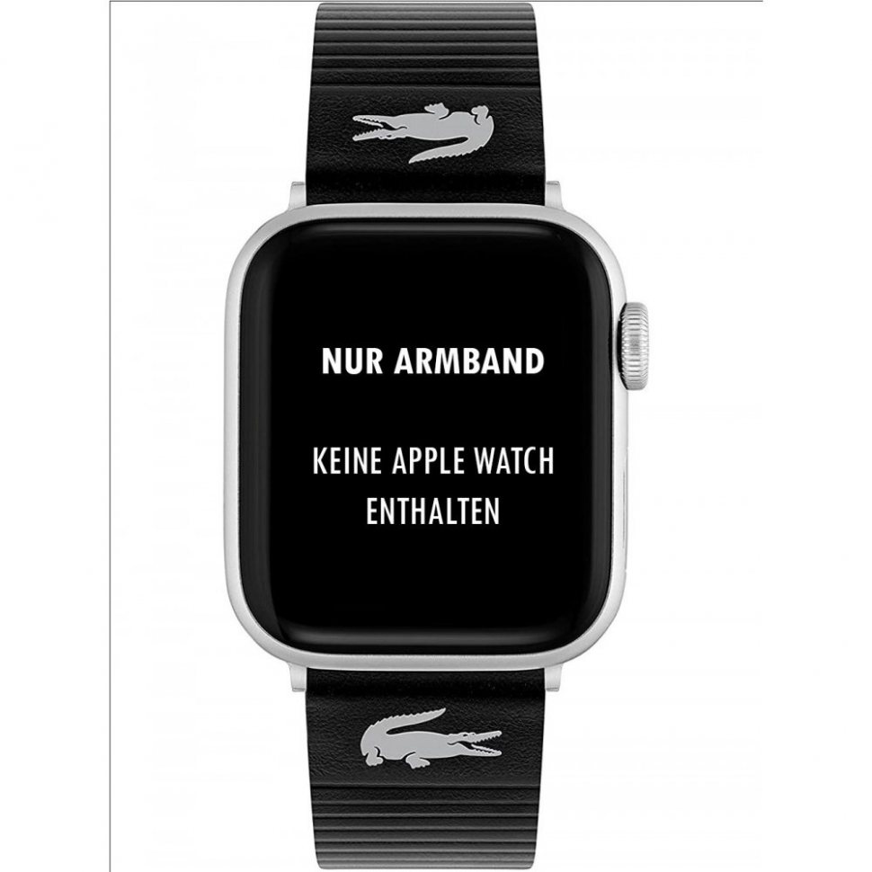 Lacoste 2050028 Strap for Apple Watch 38/40mm Black