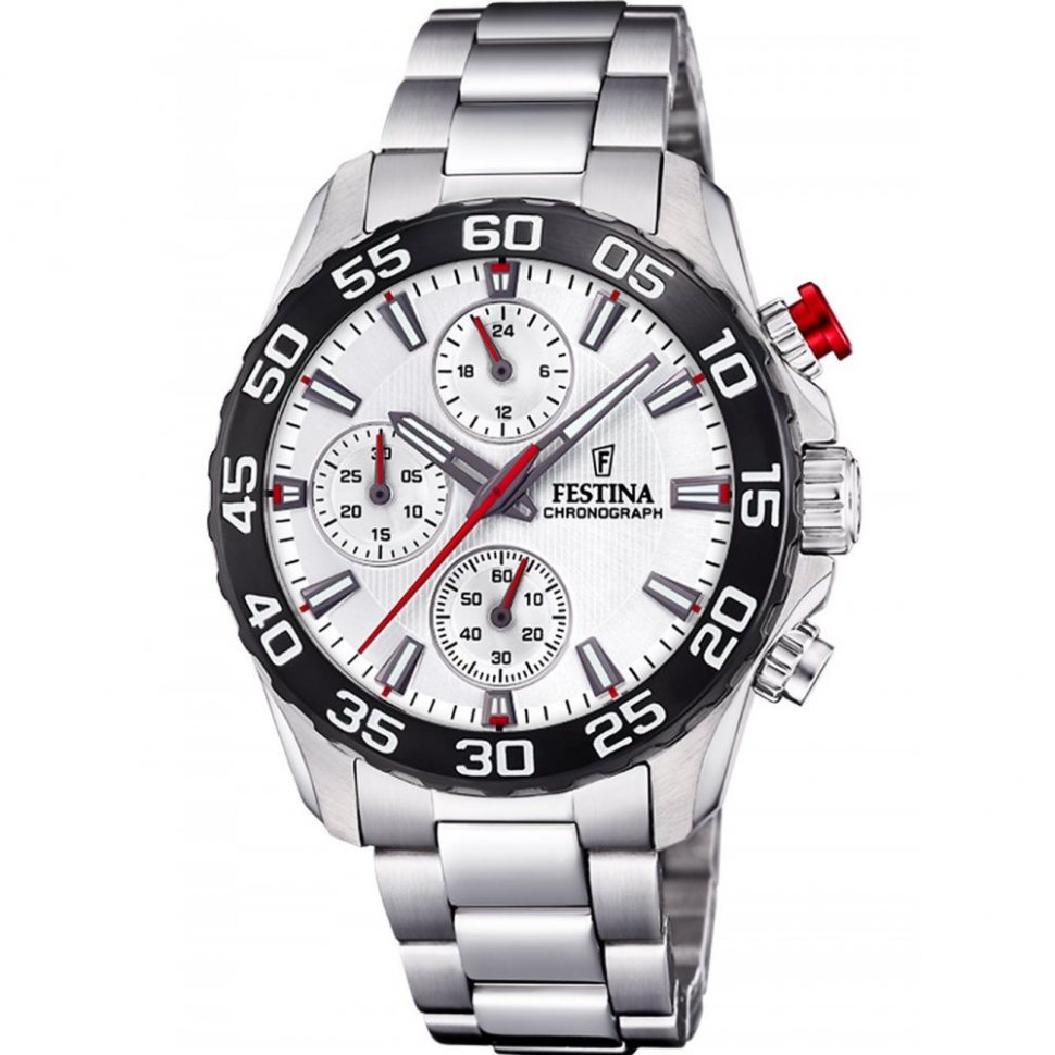 Festina F20457/1 Junior Kollektion Kids Ladies Watch Chronograph 37mm 5ATM