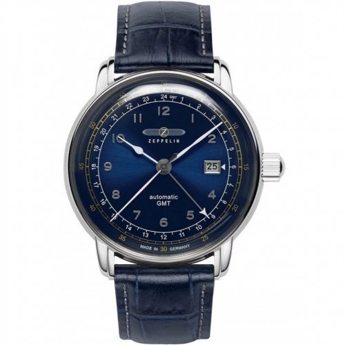Zeppelin 7668-3 Los Angeles LZ126 Automatic GMT 43mm 5ATM