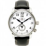 Zeppelin 7644-1 Graf Zeppelin LZ127 Dual Time 42mm 5ATM