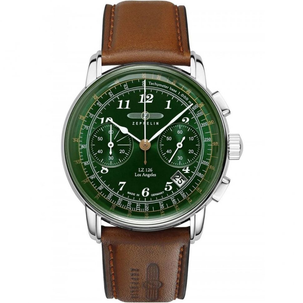 Zeppelin 7614-4 LZ126 Los Angeles Chronograph 43mm 5ATM