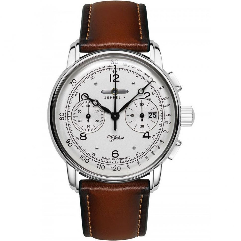 Zeppelin 8676-1 Chronograph 100 Jahre Zeppelin 42mm 5ATM