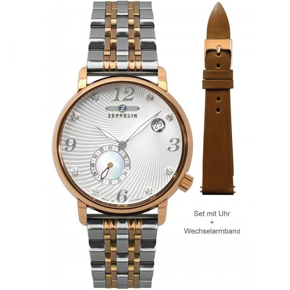 Zeppelin 7633M-5 Luna Set Ladies Watch 36mm 5ATM