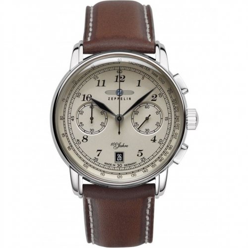 Zeppelin 7674-6 Chronograph 100 Years Zeppelin 42mm 5ATM
