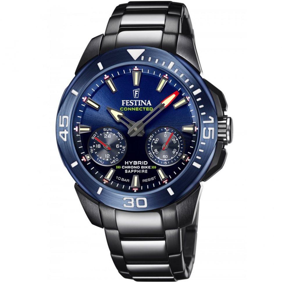 Festina F20647/1 Bike Chronograph Mens Watch Connected Special Edition Set 