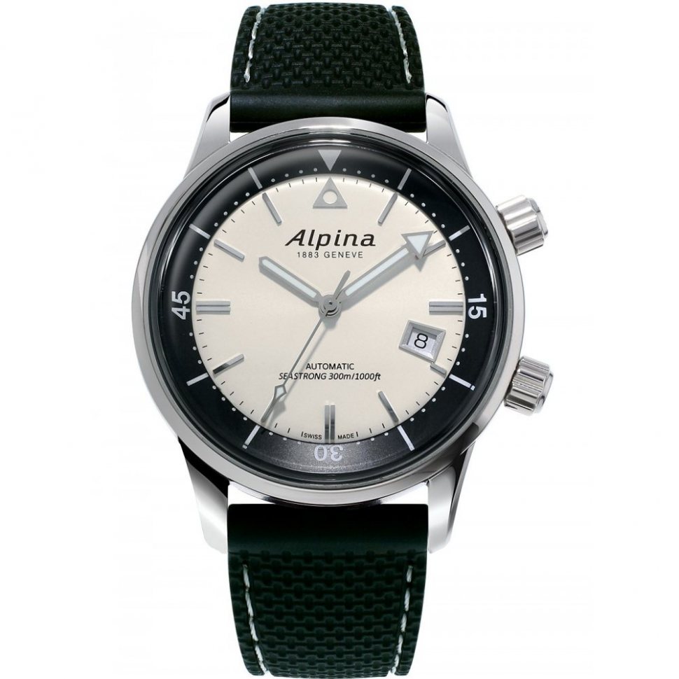 Alpina AL-525S4H6 Seastrong Diver Automatic Mens Watch 42mm 30ATM