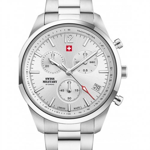 Swiss Military SM34097.02 Chronograph Mens Watch 42mm 5ATM
