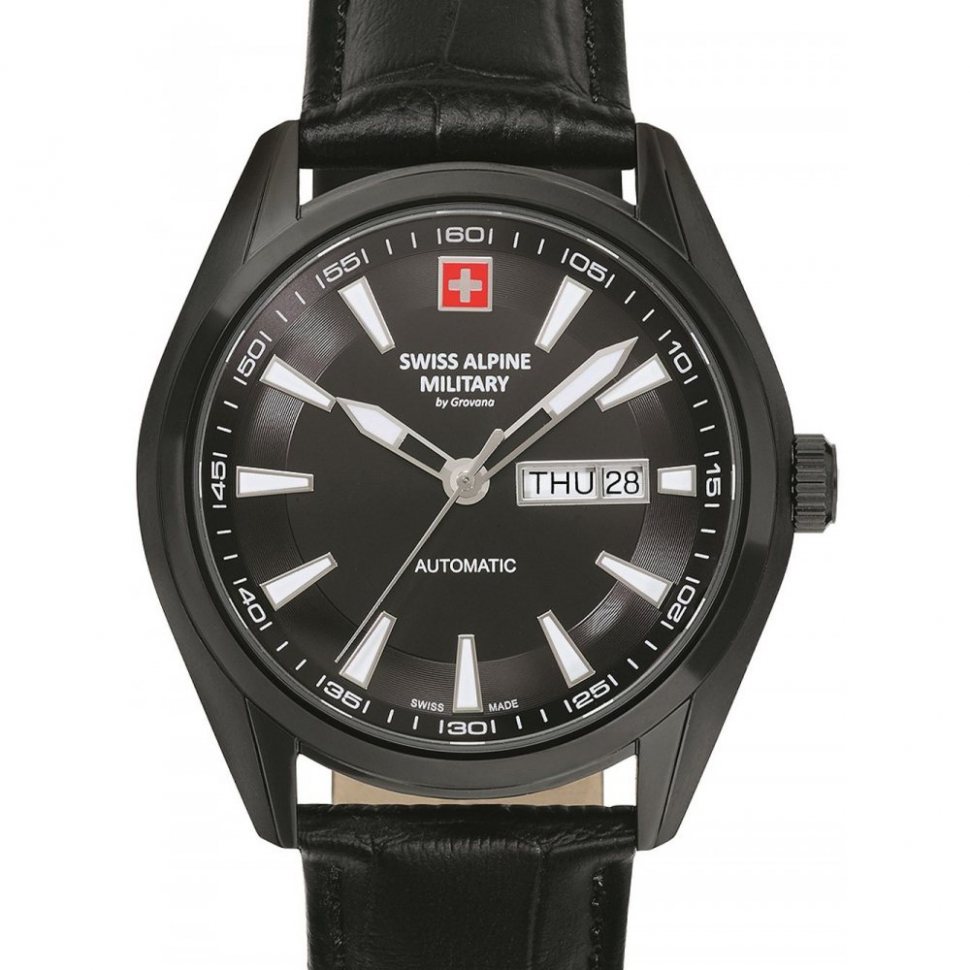 Swiss Alpine Military 7090.2577 Automatic Mens Watch 43mm 10ATM