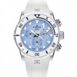 Edox 10242-TINB-BUICDNO CO-1 Chronograph Mens Watch 45mm 100ATM