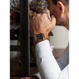 Alpina AL-530BA3C6 Heritage Carree Automatic Mens Watch 33mm 3ATM