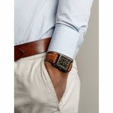 Alpina AL-530BA3C6 Heritage Carree Automatic Mens Watch 33mm 3ATM