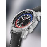 Alpina AL-255BRB4S26 Startimer Pilot Worldtimer Mens Watch 41mm 10ATM
