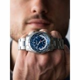 Alpina AL-255N4S26B Startimer Pilot Worldtimer Mens Watch 41mm 10ATM