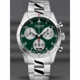 Alpina AL-372GRS4S26B Startimer Pilot Chronograph Mens Watch 41mm 10ATM