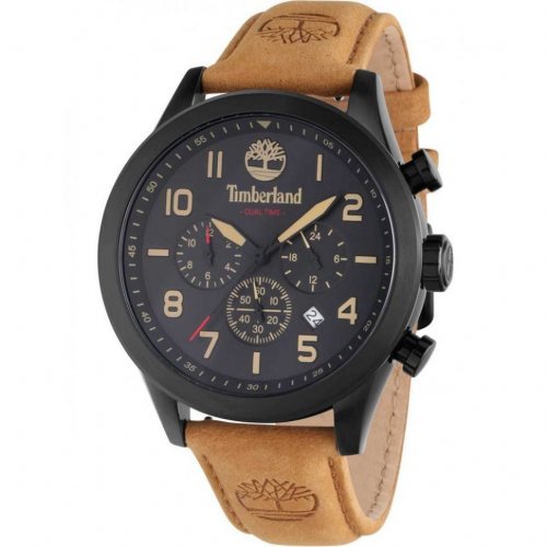 Timberland TDWGF0009701 Ashmont Dual Time Chronograph Mens Watch 46mm 5ATM