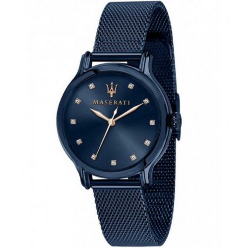 Maserati R8853118501 Epoca Blue Lady Ladies Watch 34mm 10ATM