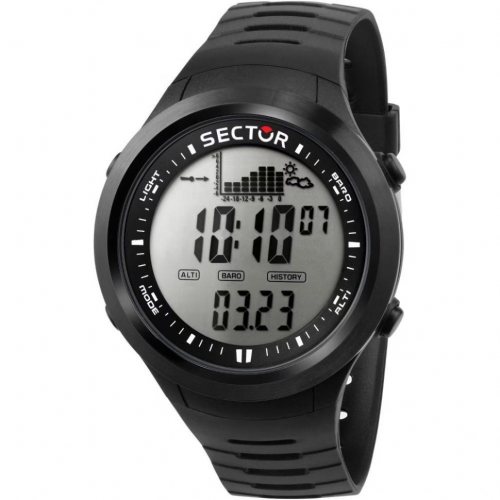 Sector R3251542001 EX-30 Digital Watch Mens 48mm 5ATM