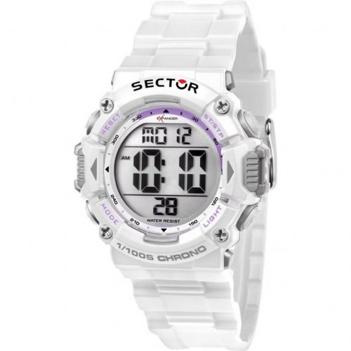 Sector R3251544004 EX-32 Digital Watch Mens 40mm 10ATM