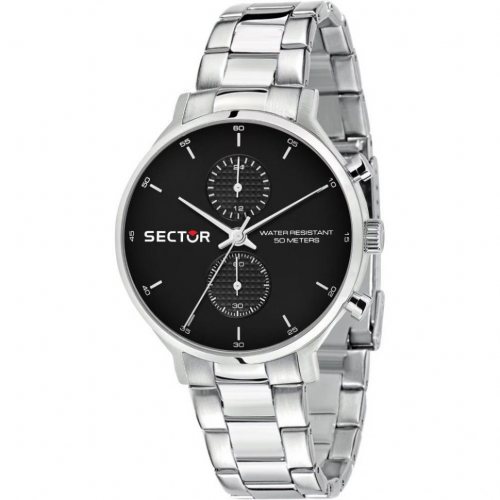 Sector R3253522004 Mens Watch Dual-Time 39mm 5ATM