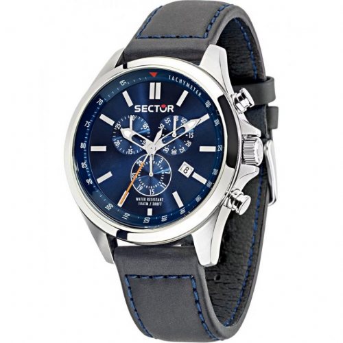 Sector R3271690014 Mens Watch Chronograph 48mm 10ATM