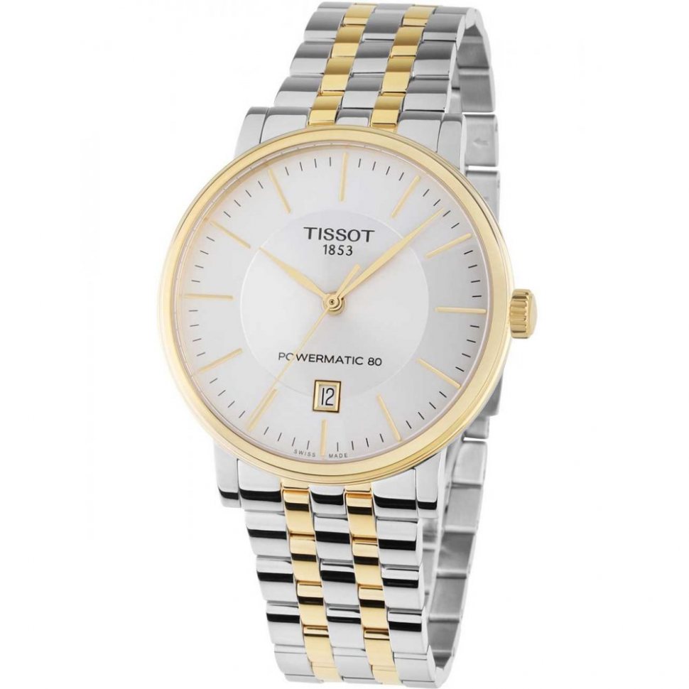Tissot T122.407.22.031.00 Mens Watch Powermatic 80 Automatic 40mm 5ATM