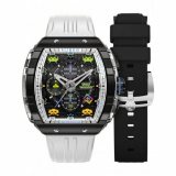 Nubeo NB-6024-SI-01 Mens Watch Magellan Chronograph Limited 48mm 5ATM