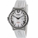 U-Boat 9542/A Darkmoon White SS Mens Watch 44mm 5ATM