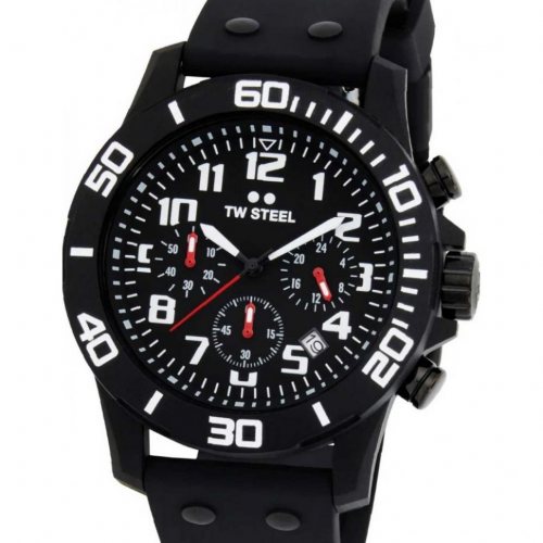 TW-Steel CA1 Mens Watch Carbon Chronograph 44mm 10ATM