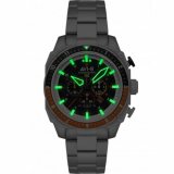 AVI-8 AV-4100-11 Mens Watch Hawker Hunter Dual Time Chronograph 43mm 5ATM