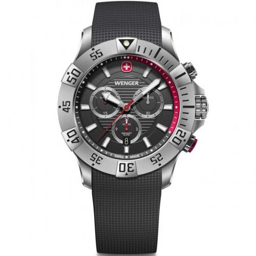 Wenger 01.0643.122 Mens Watch Seaforce Chronograph 43mm 20ATM