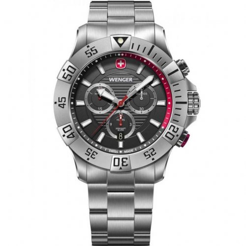 Wenger 01.0643.123 Mens Watch Seaforce Chronograph 43mm 20ATM