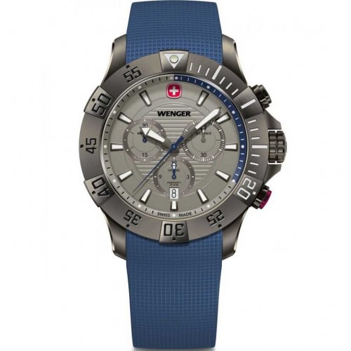 Wenger 01.0643.126 Mens Watch Seaforce Chronograph 43mm 20ATM