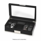 Rothenschild RS-2353-8BL Uhren-, und Accessoires-Box aus Holz [8 schwarz