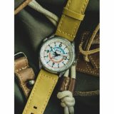 AVI-8 AV-4120-02 Mens Watch Wingman Worldtimer Automatic GMT 41mm 5ATM