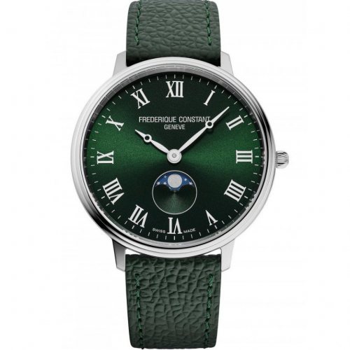 Frederique Constant FC-206RGR3S6 Mens Watch Classic Moonphase 38mm 5ATM